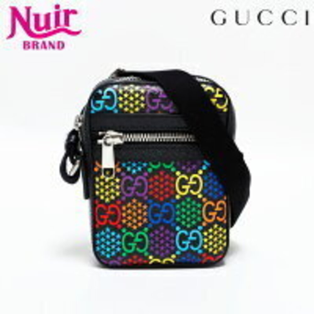 Gucci GG Psychedelic Shoulder Bag Black